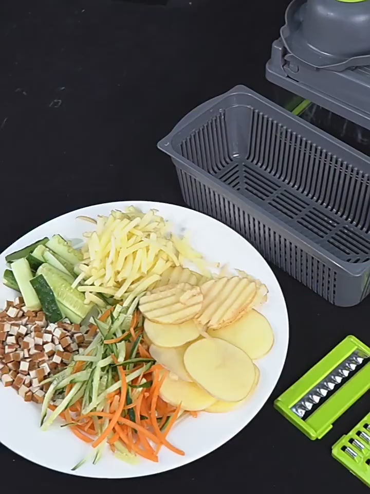 Cortador multifunción de Verduras 16 en 1 Mandolina de Cocina Profesional