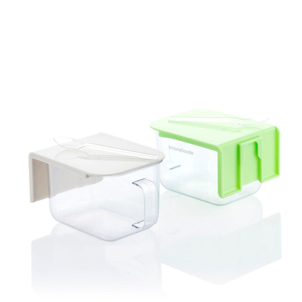 Recipientes de Cocina Adhesivos Extraíbles Handstore InnovaGoods 2 Unidades