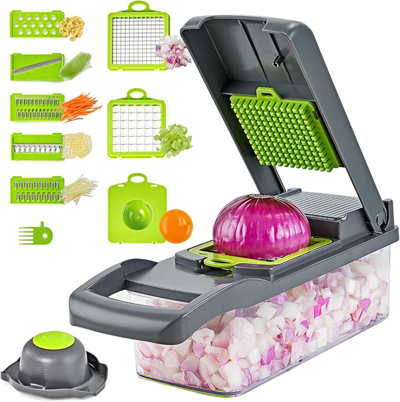 Cortador multifunción de Verduras 16 en 1 Mandolina de Cocina Profesional