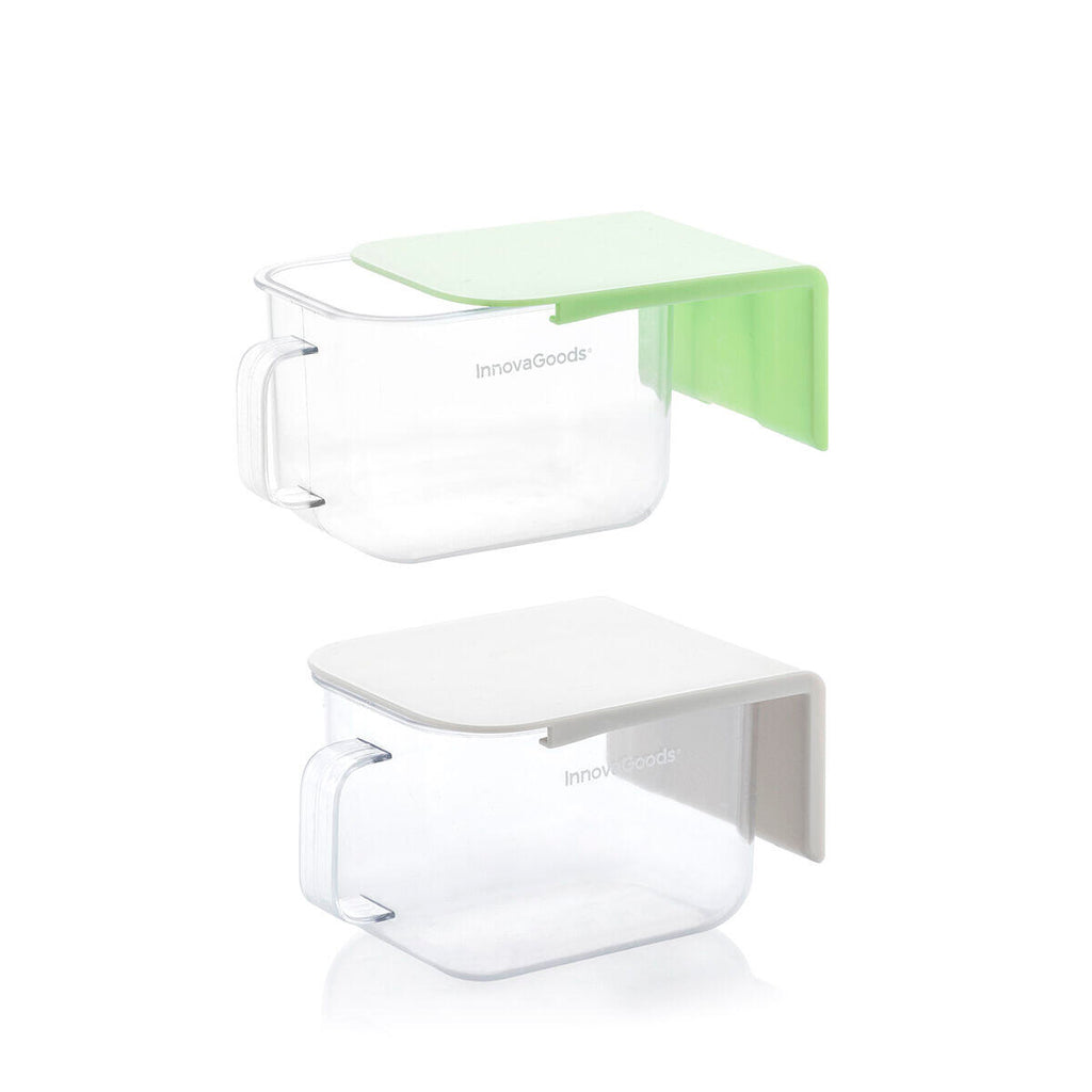Recipientes de Cocina Adhesivos Extraíbles Handstore InnovaGoods 2 Unidades