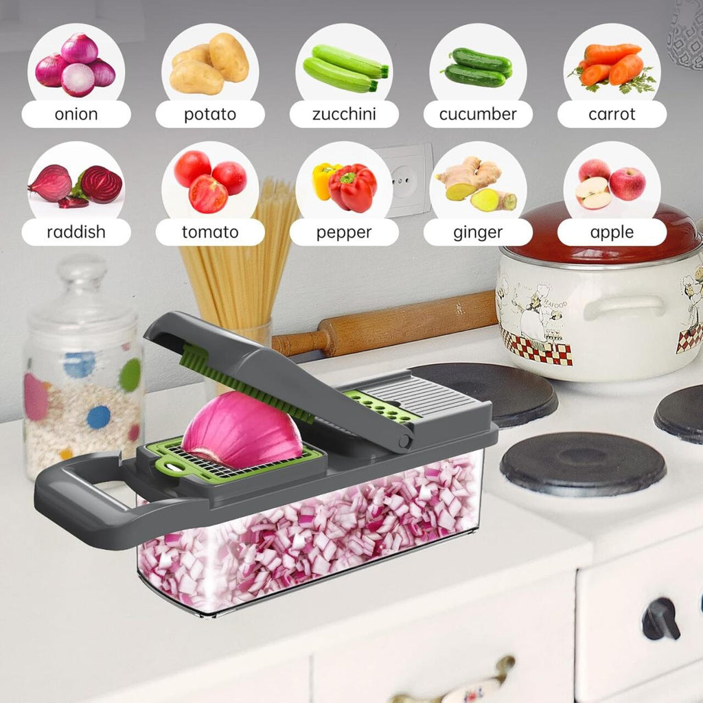 Cortador multifunción de Verduras 16 en 1 Mandolina de Cocina Profesional
