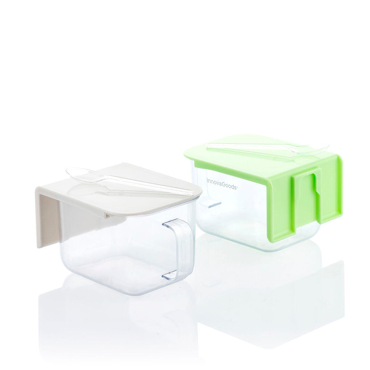 Recipientes de Cocina Adhesivos Extraíbles Handstore InnovaGoods 2 Unidades